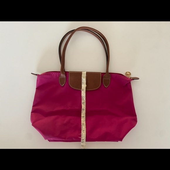 AUTHENTIC Pink Longchamp Le Pliage Small Shoulder Bag Excellent Condition - Picture 10 of 16